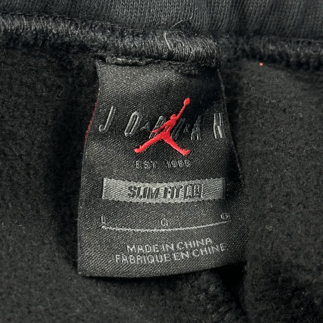 조던 점프맨 엔지니어드 블랙 조거팬츠 (L) 상품이미지6