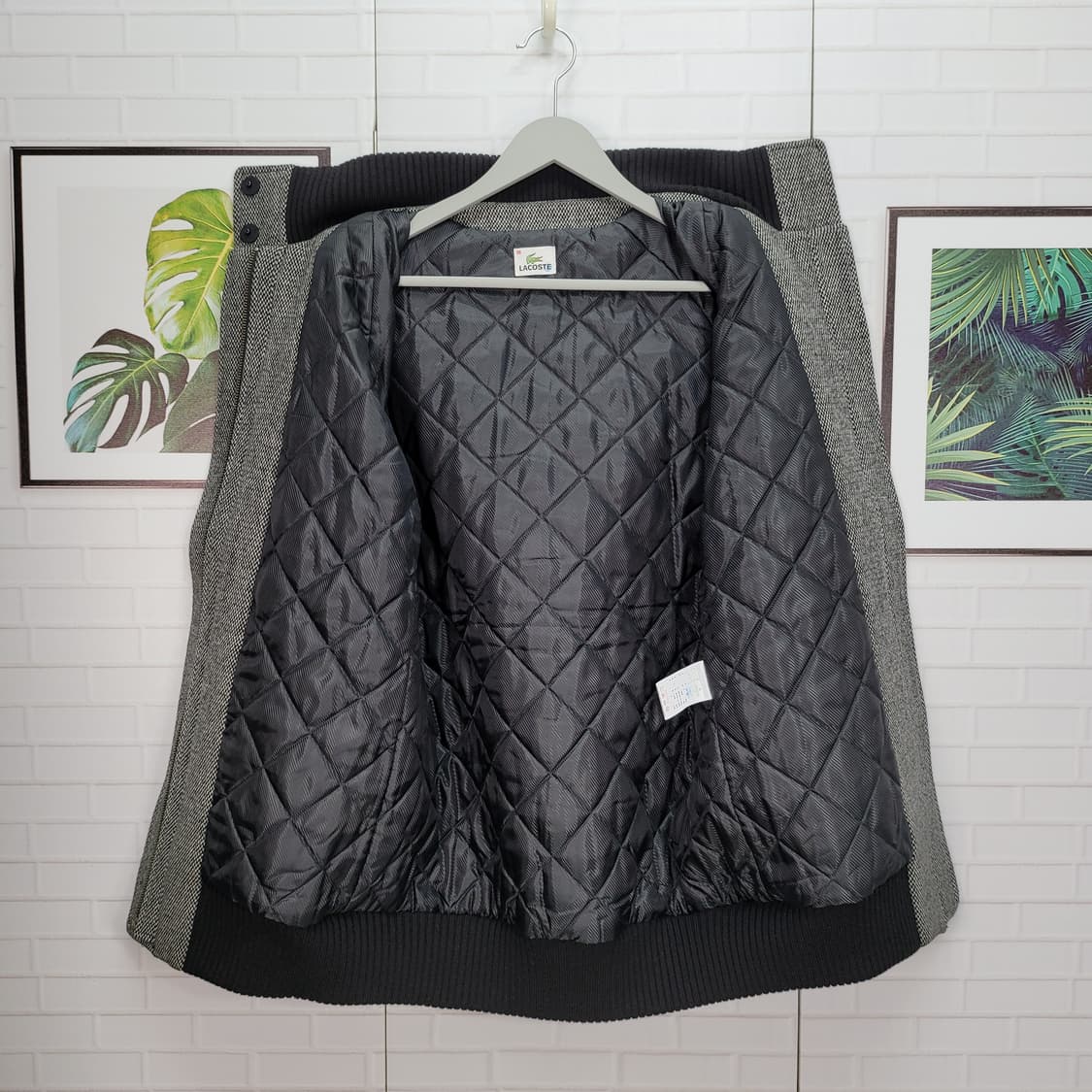 라코스테 모90% 블루종 패딩 집업 재킷 66사이즈 상품이미지6