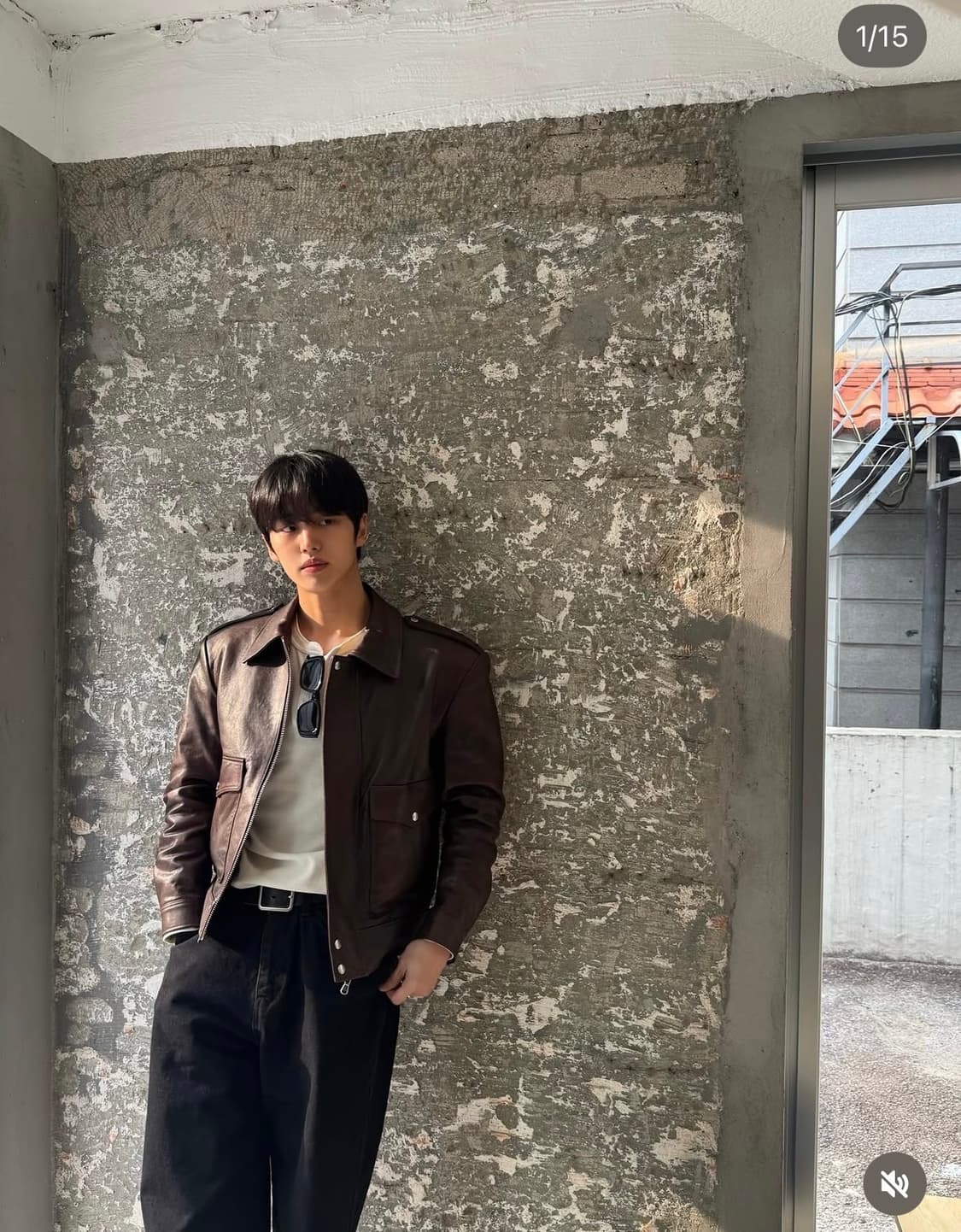 세비지 A2 레더 자켓 브라운 L 상품이미지6