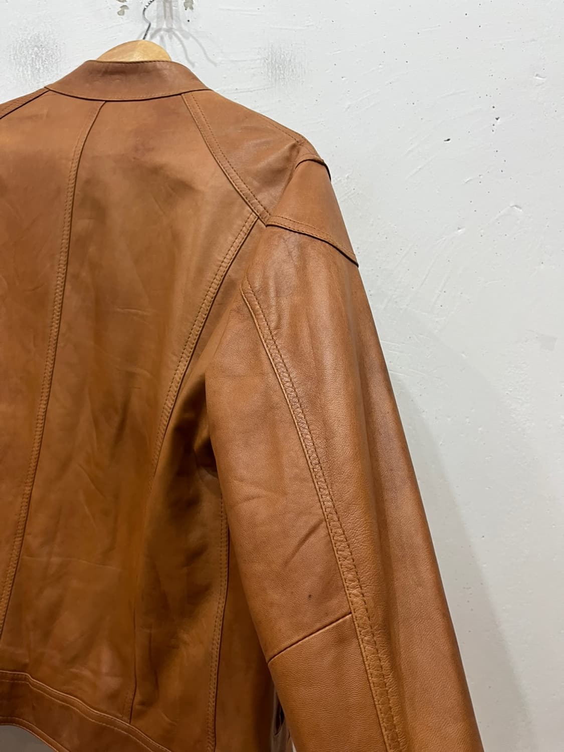 VERA PELLE 베라펠레 레더 바이커 자켓 Made in ITALY 상품이미지6