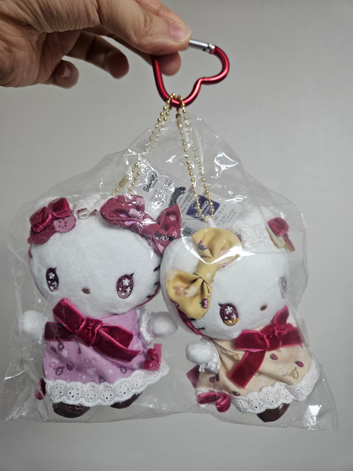 돌리믹스 키티/미미 하트카라비너 마스코트 한정 상품이미지1