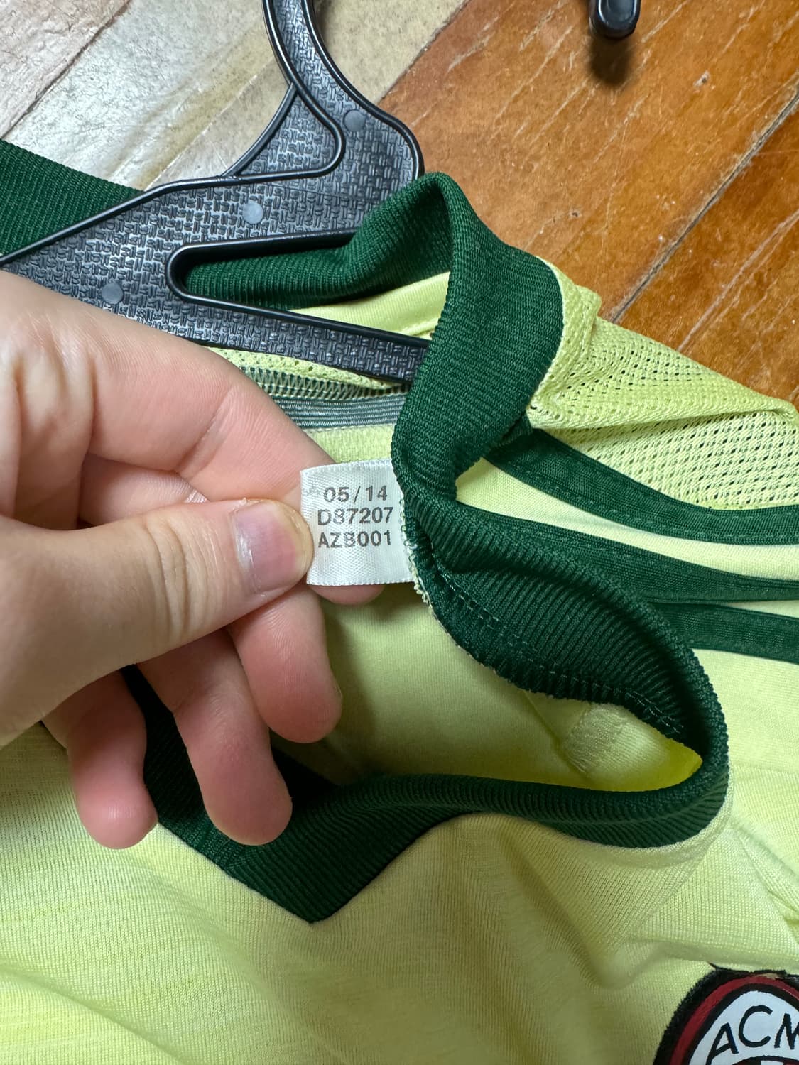 14-15 AC밀란 써드 아디다스 유니폼 반팔 상품이미지5