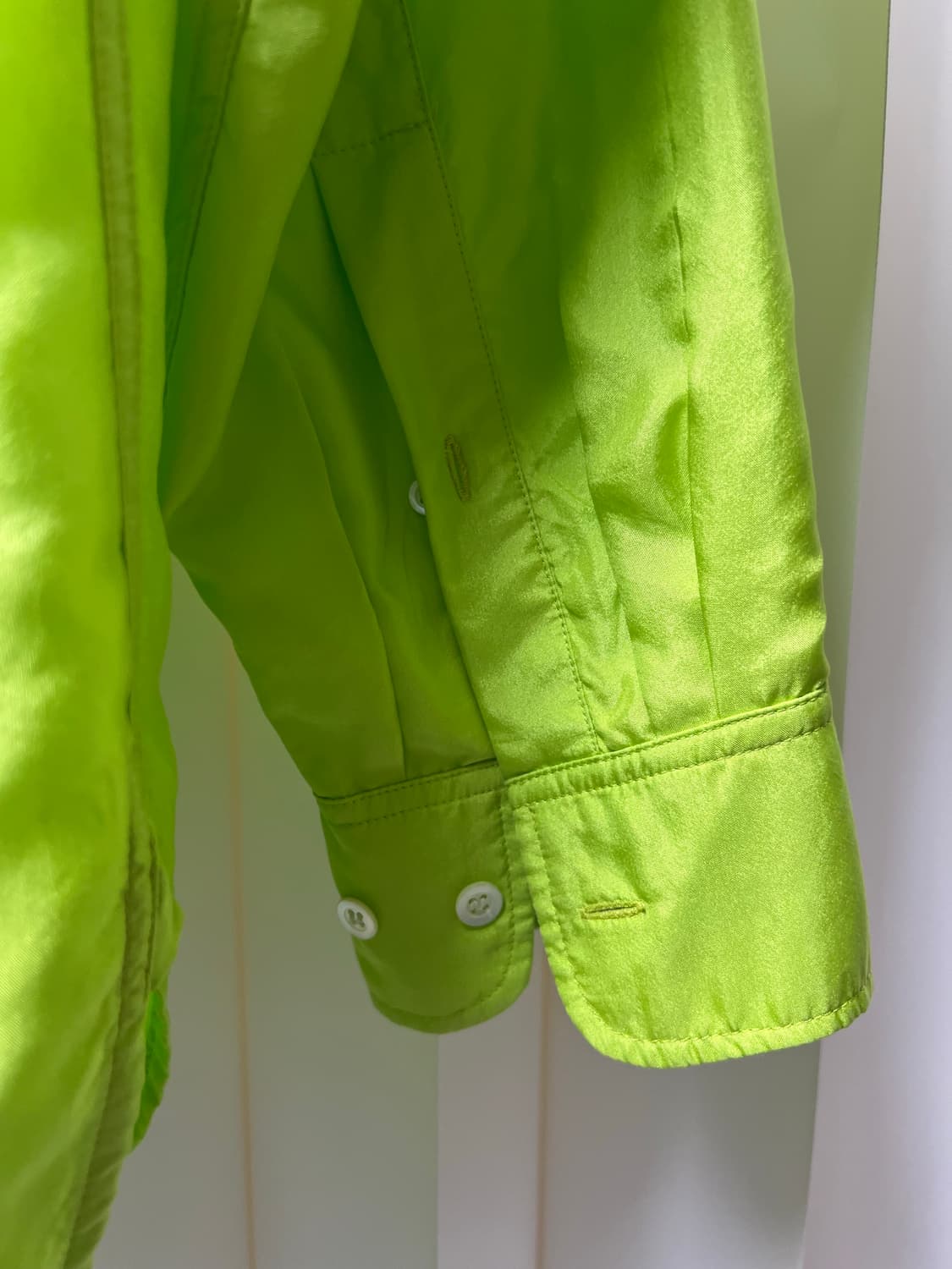 드리스반 노튼 실크셔츠 그린 사이즈50 상품이미지8