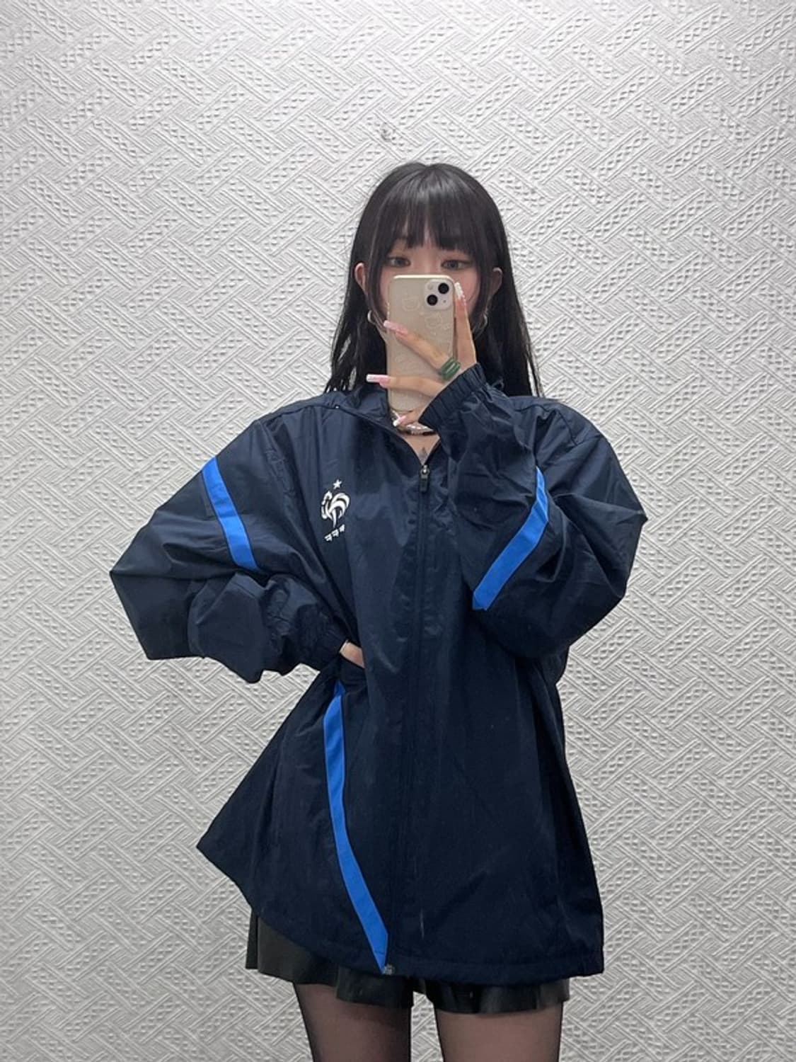 나이키 올드스쿨 레트로 프랑스 국대 바람막이 자켓 XL C12256 상품이미지1