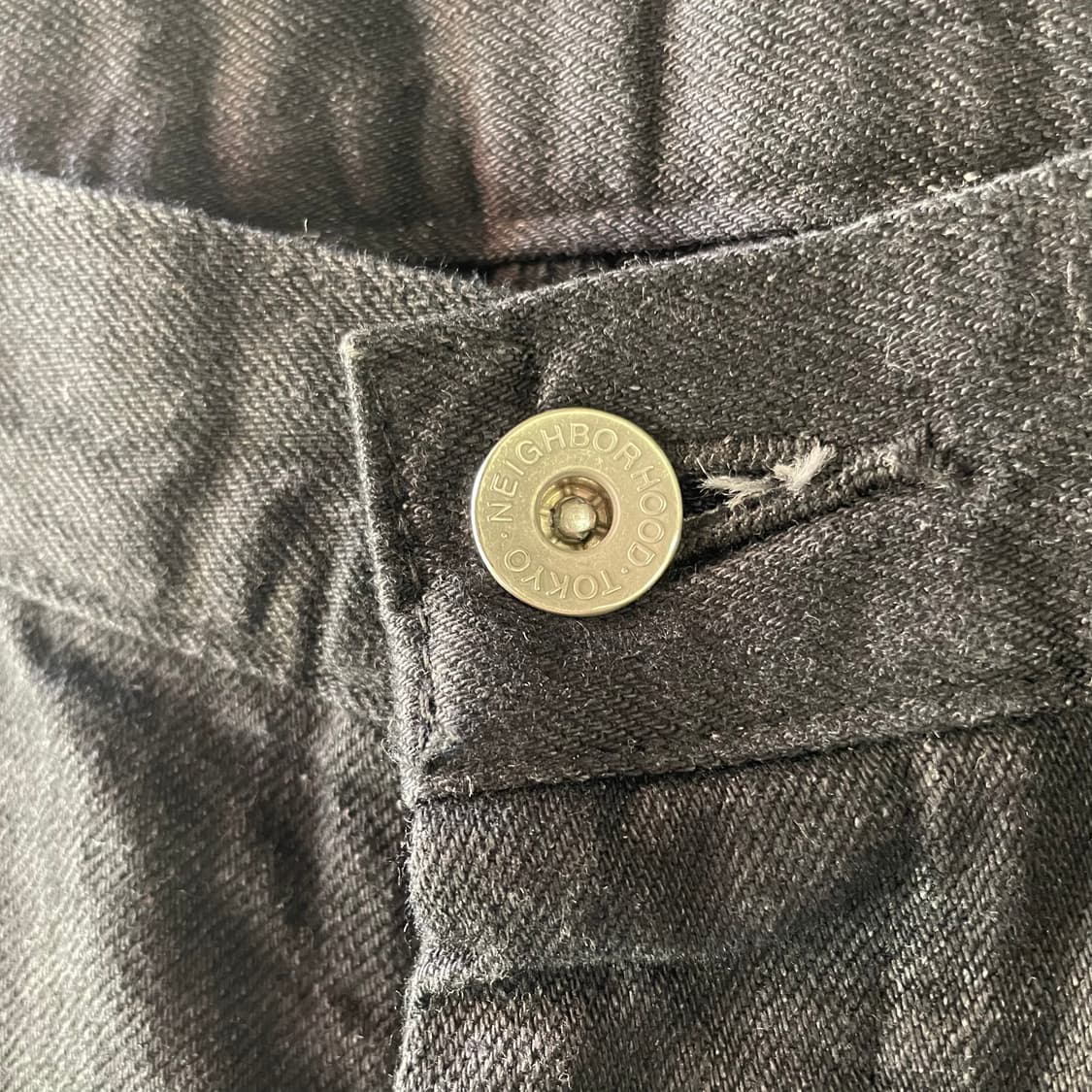 네이버후드 유틸리티 신치백 블랙 데님팬츠 상품이미지7