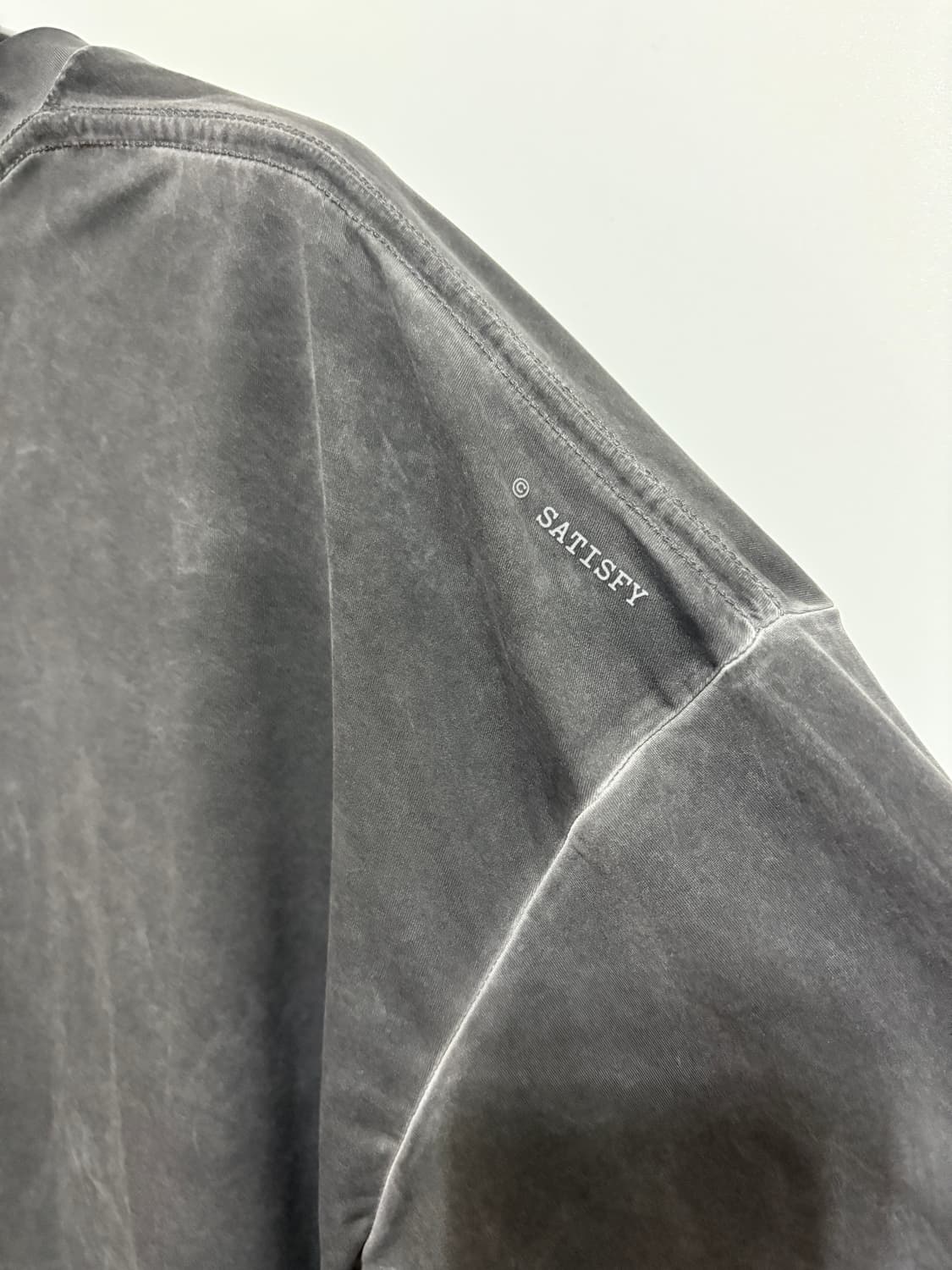 세티스파이 / 아우라라이트 롱 티셔츠 블랙 피그먼트 / XL 상품이미지7