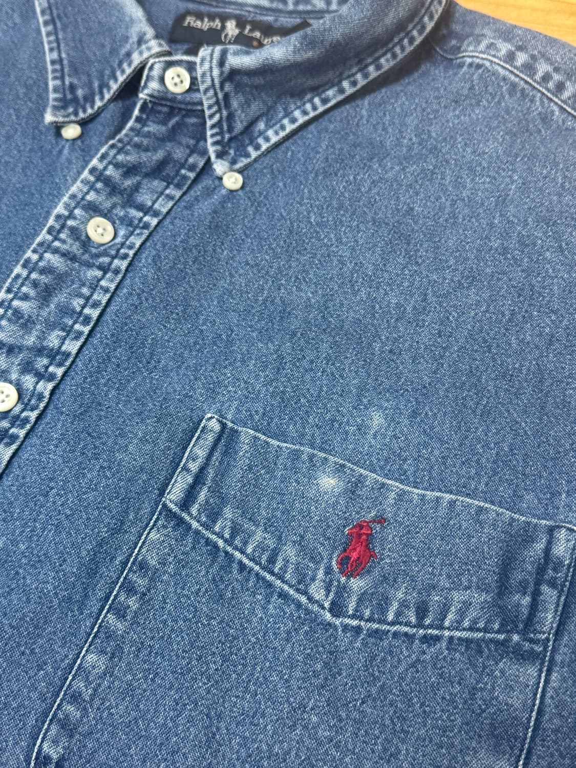 폴로 랄프로렌 블레이크핏 데님 셔츠  상품이미지2