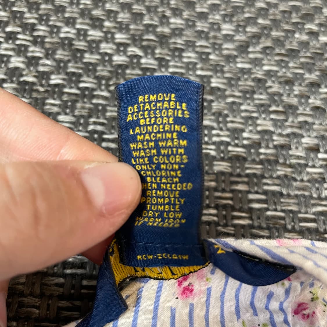 폴로랄프로렌 키즈 플라워패턴 스카이블루 스트라이프 롱 원피스 3T 상품이미지5