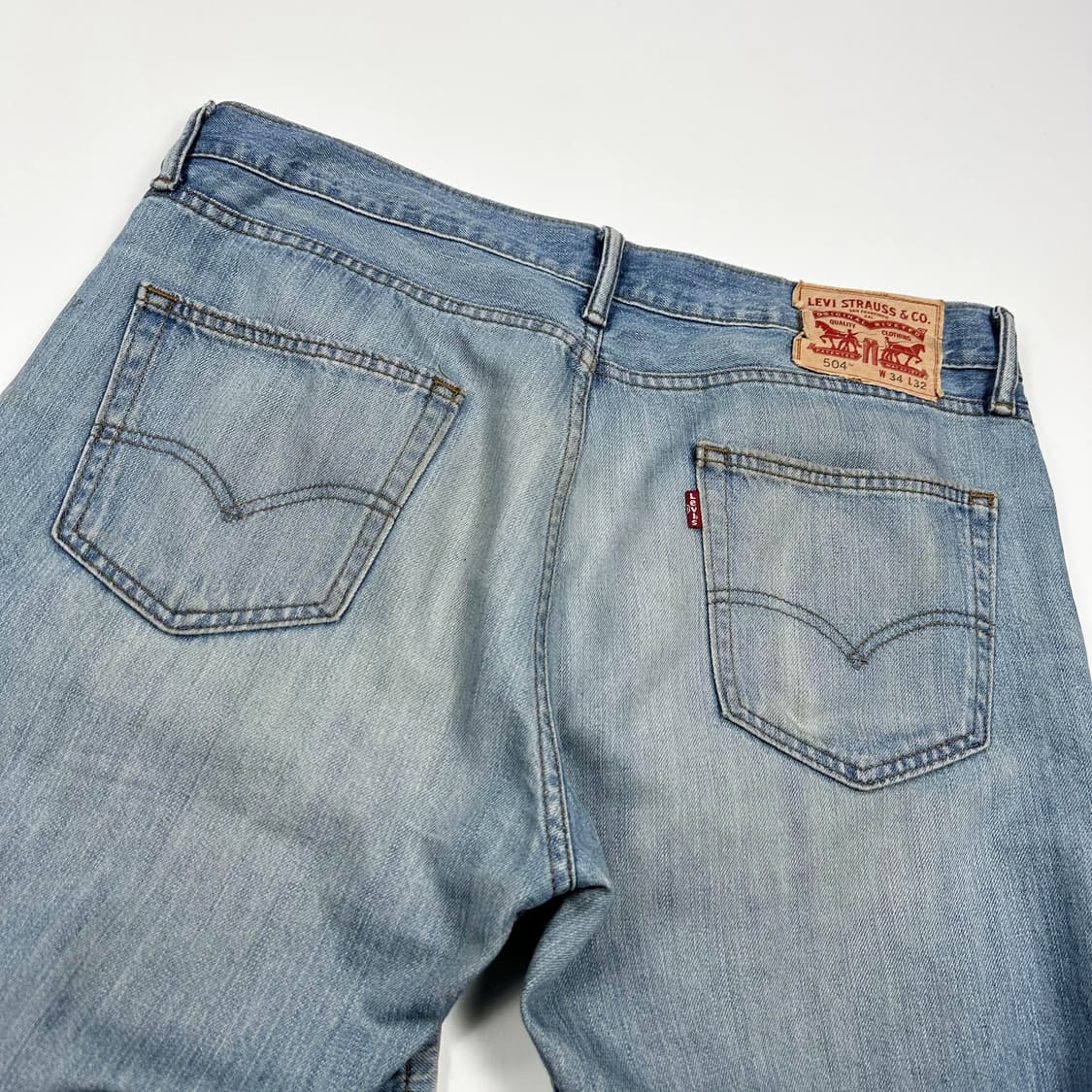 리바이스 504 오리지널 스트레이트 데님 팬츠 (34인치) 상품이미지5