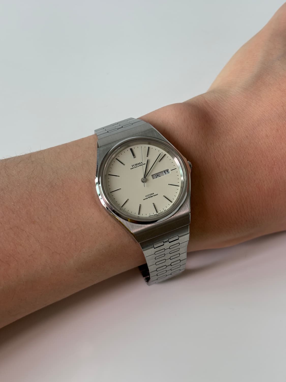 1990s Forma Cream Dial Silver Quartz 상품이미지8