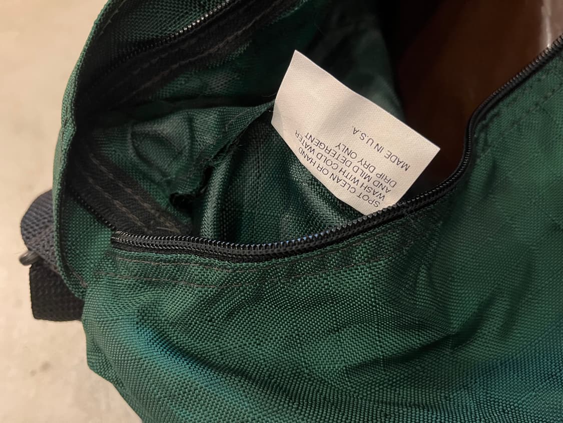 빈티지 90s 아웃도어 더플백 그린 상품이미지4