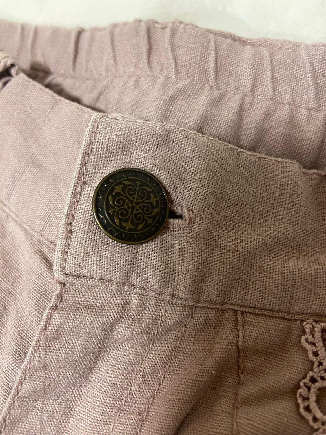 엑시즈팜 레이스 7부 카프리팬츠 상품이미지3