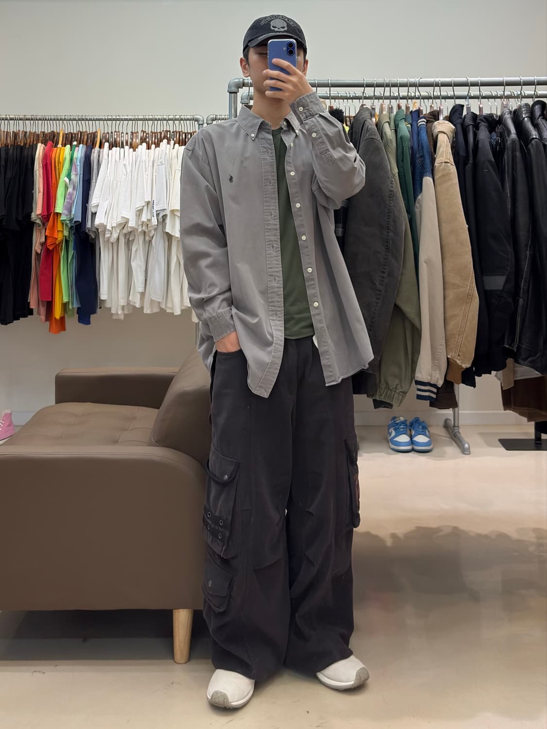 폴로 랄프로렌 셔츠 그레이 상품이미지5