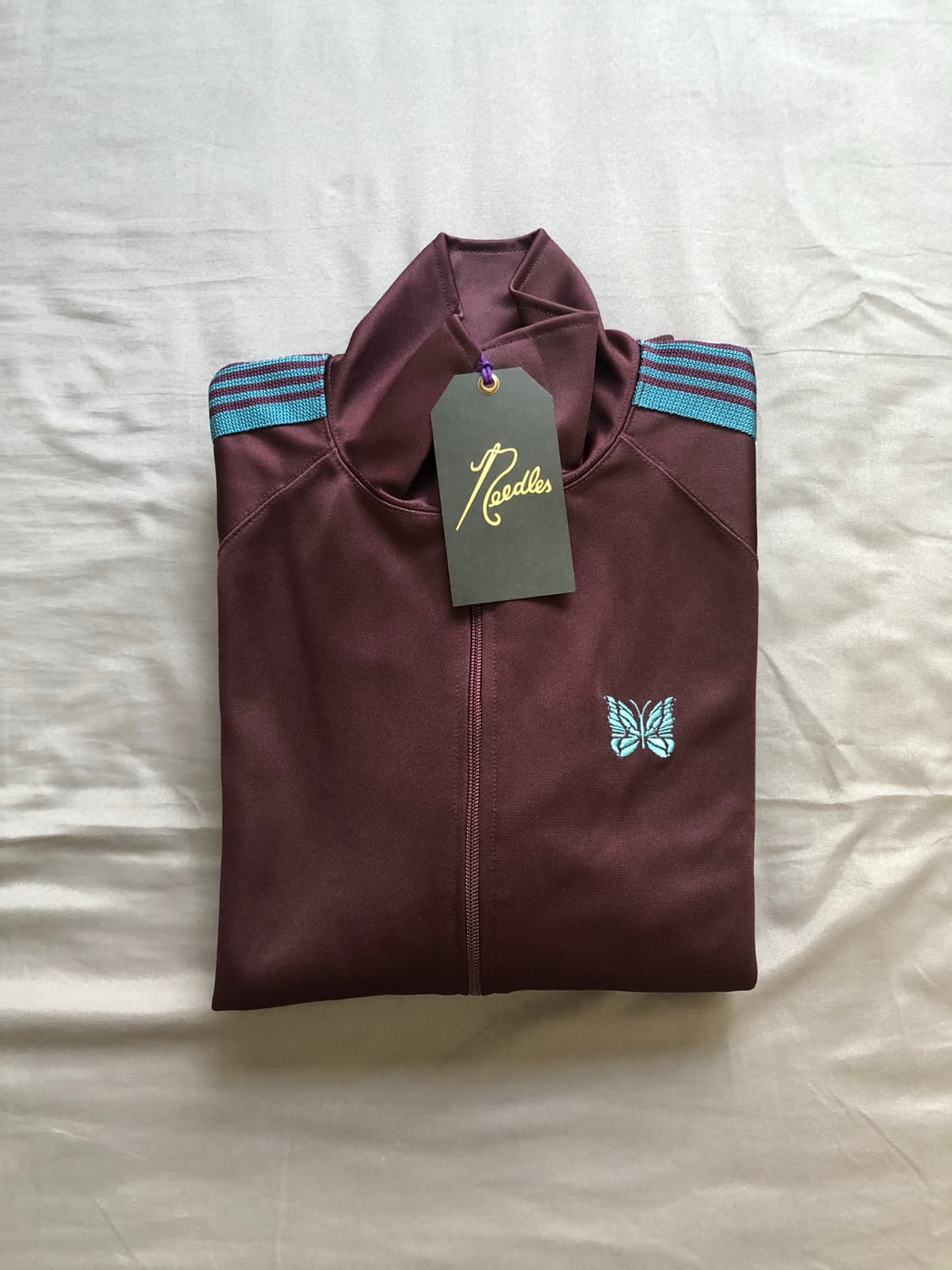 니들스 20ss 트랙 자켓 버건디 상품이미지6