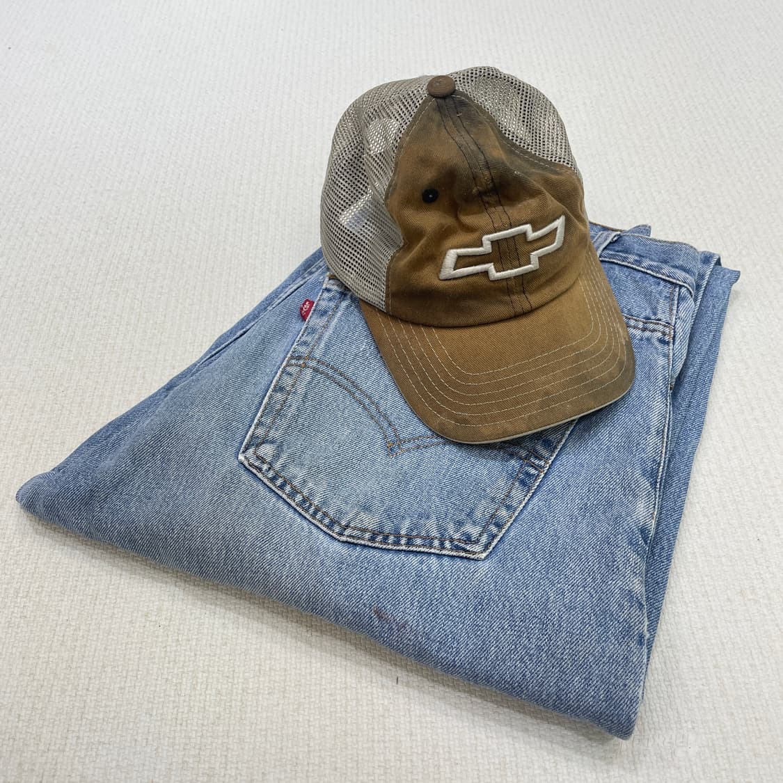 vintage chevrolet mesh cap 상품이미지2