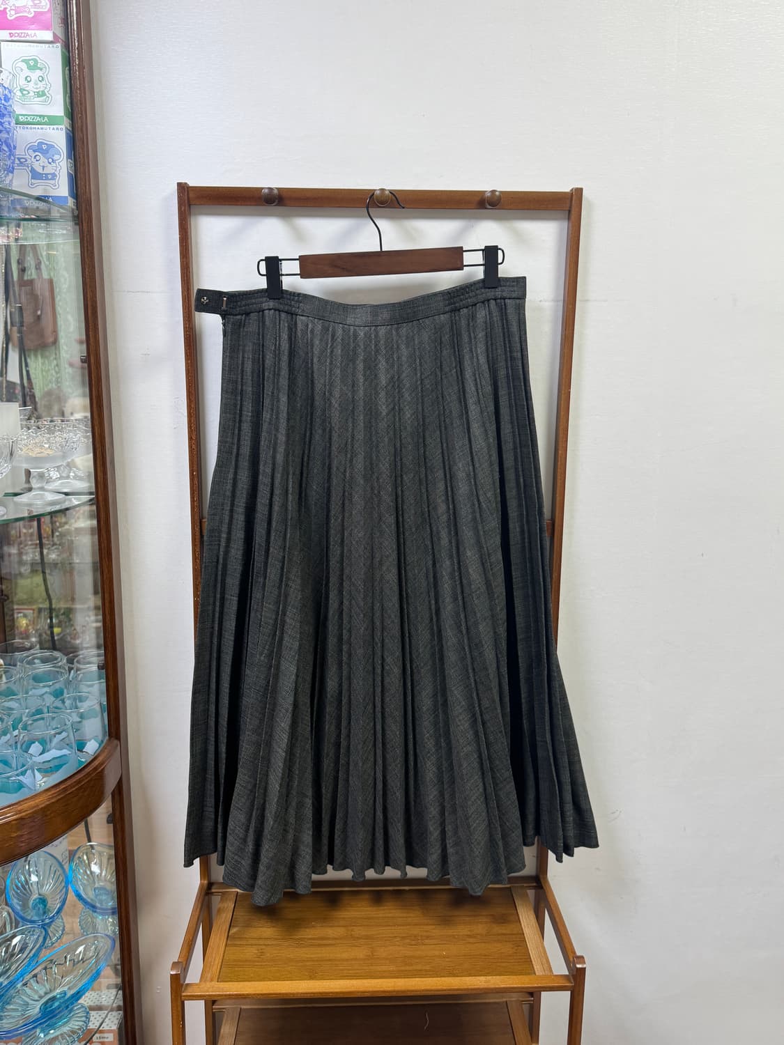 빈티지 롱 플리츠 스커트 상품이미지2