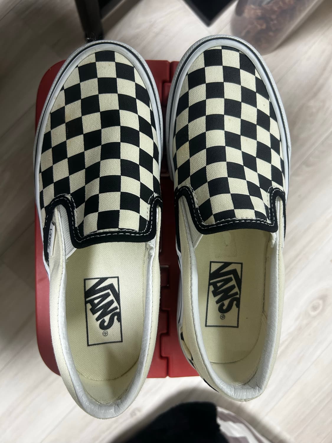 반스 클래식 슬립온 체커보드 (스택폼) 상품이미지1