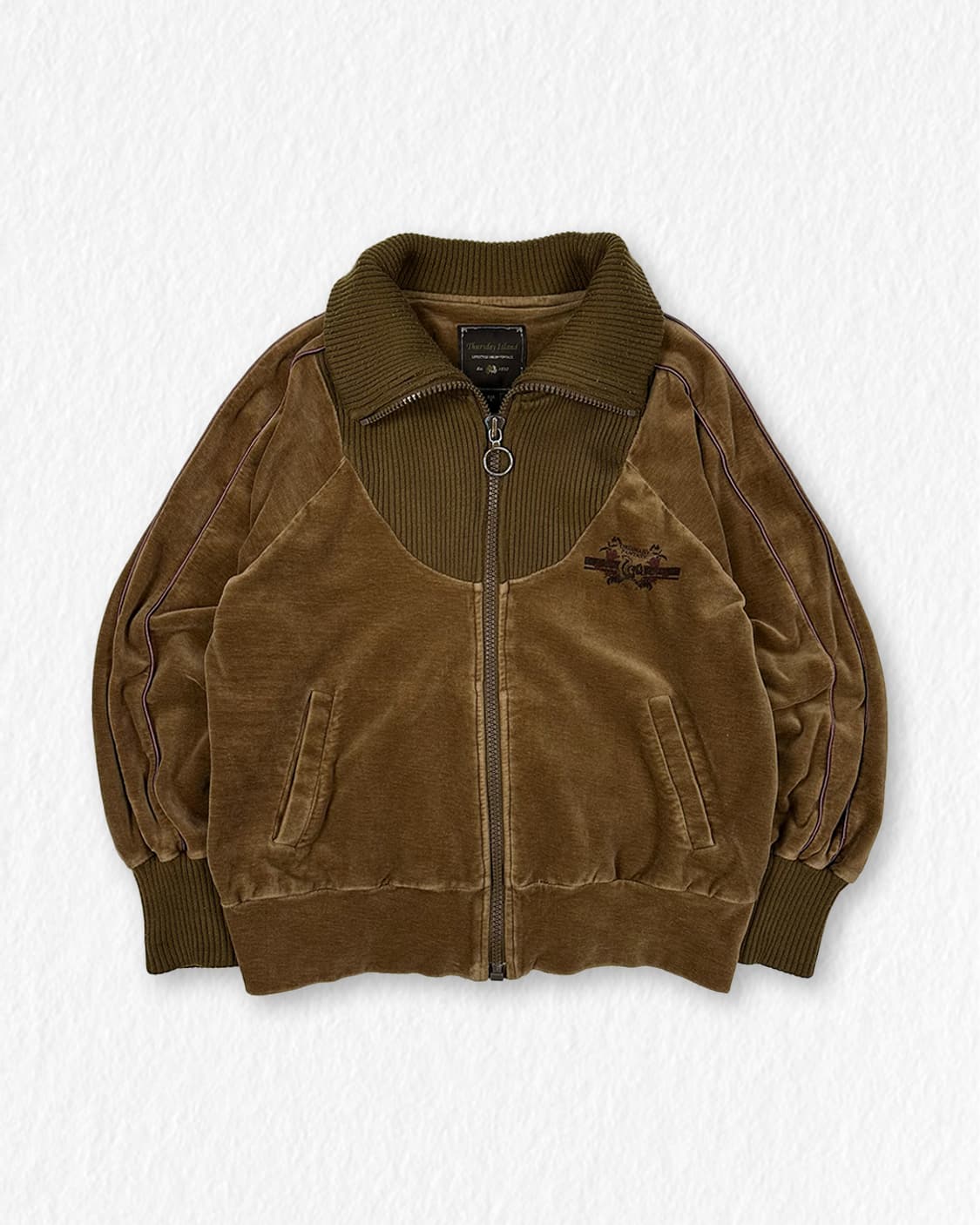 Thursday Island 벨벳 집업 상품이미지1