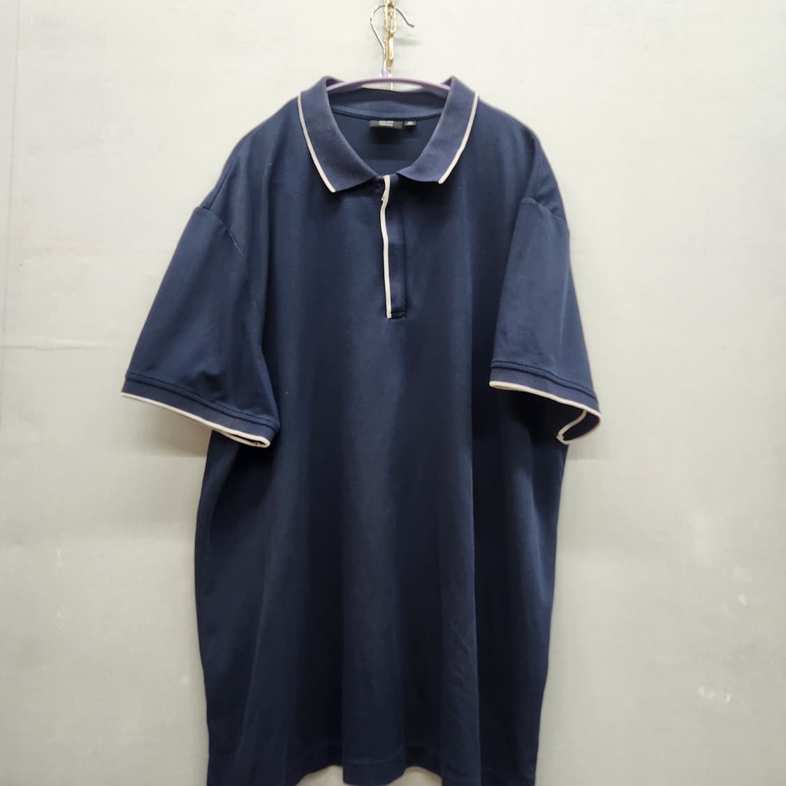 유니클로x띠어리 에어리즘 반집업 반팔카라 3XL(2XL) 상품이미지1