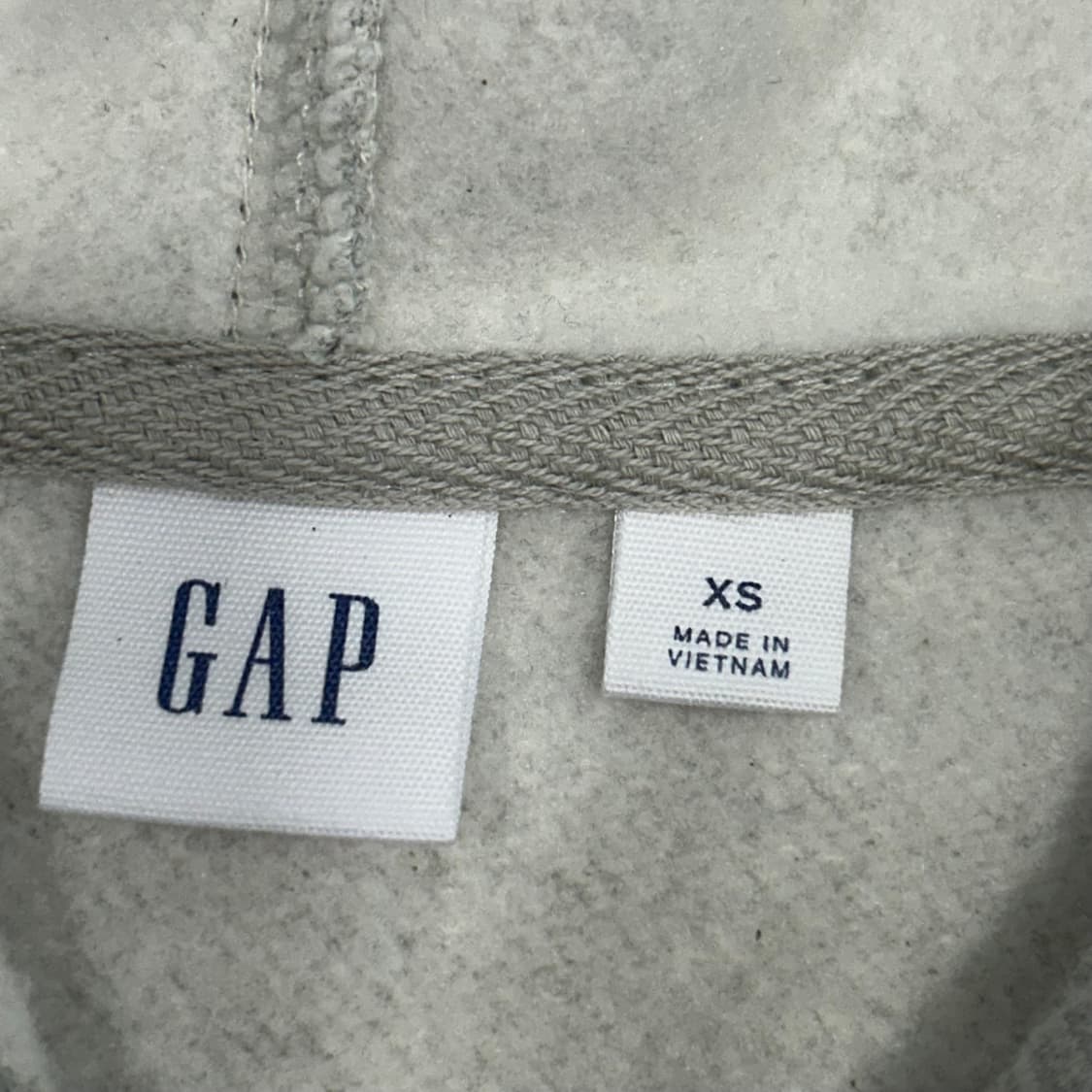 Gap 갭 그레이 기모 후드집업 상품이미지5