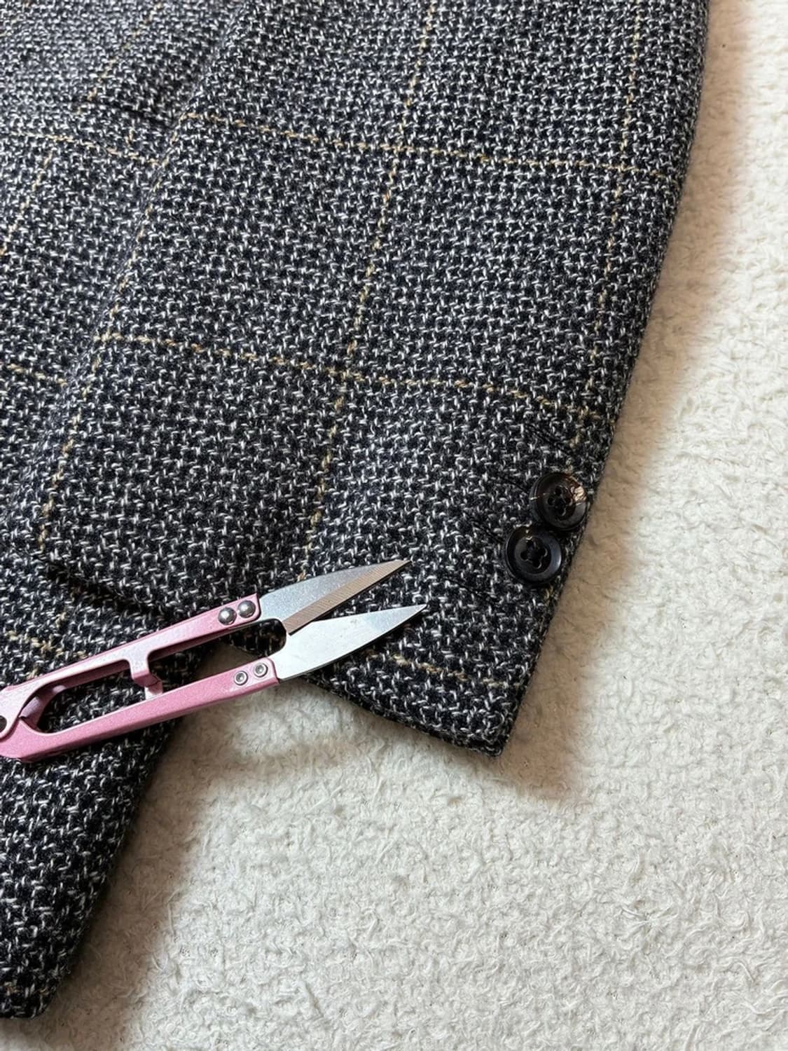 버버리 00's 재팬 울 짜임 블레이저 자켓 PN7177 상품이미지4