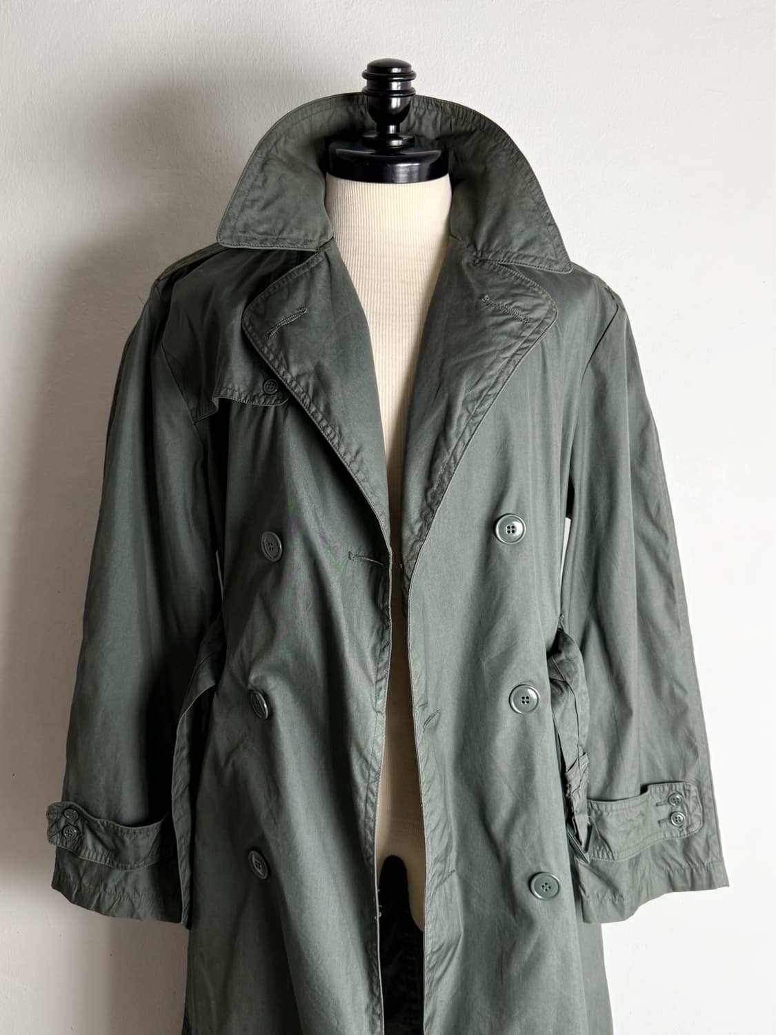 60s US Army Green 274 Trench  Coat 상품이미지4