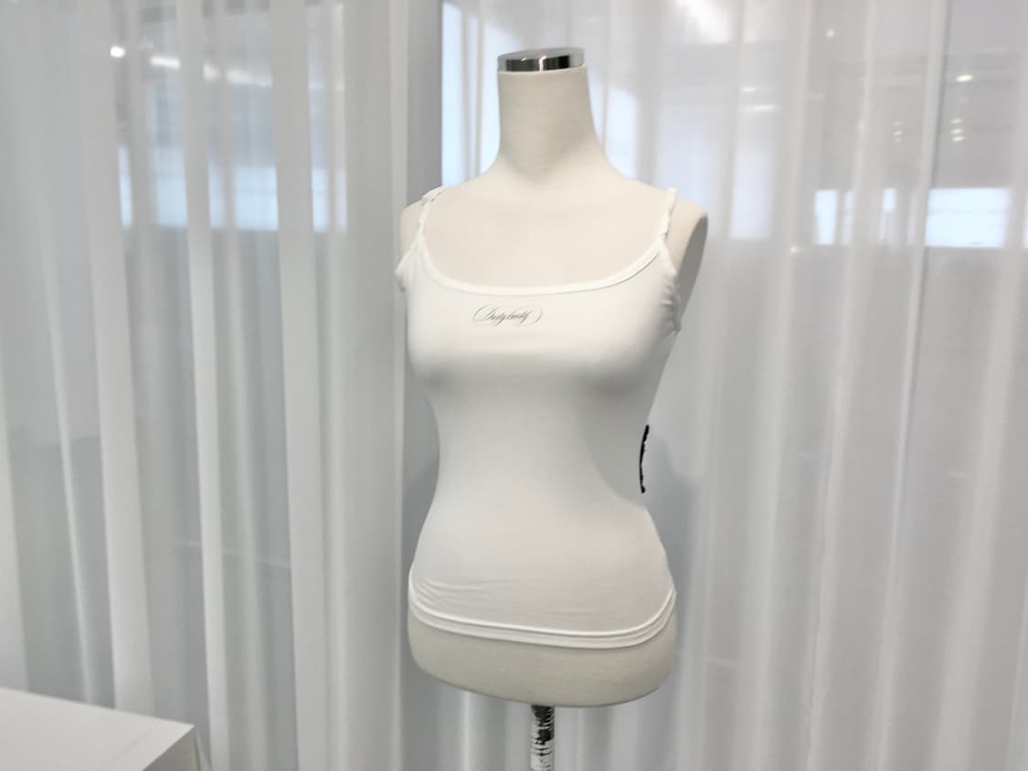 Lace-Trim White Camisole 상품이미지3