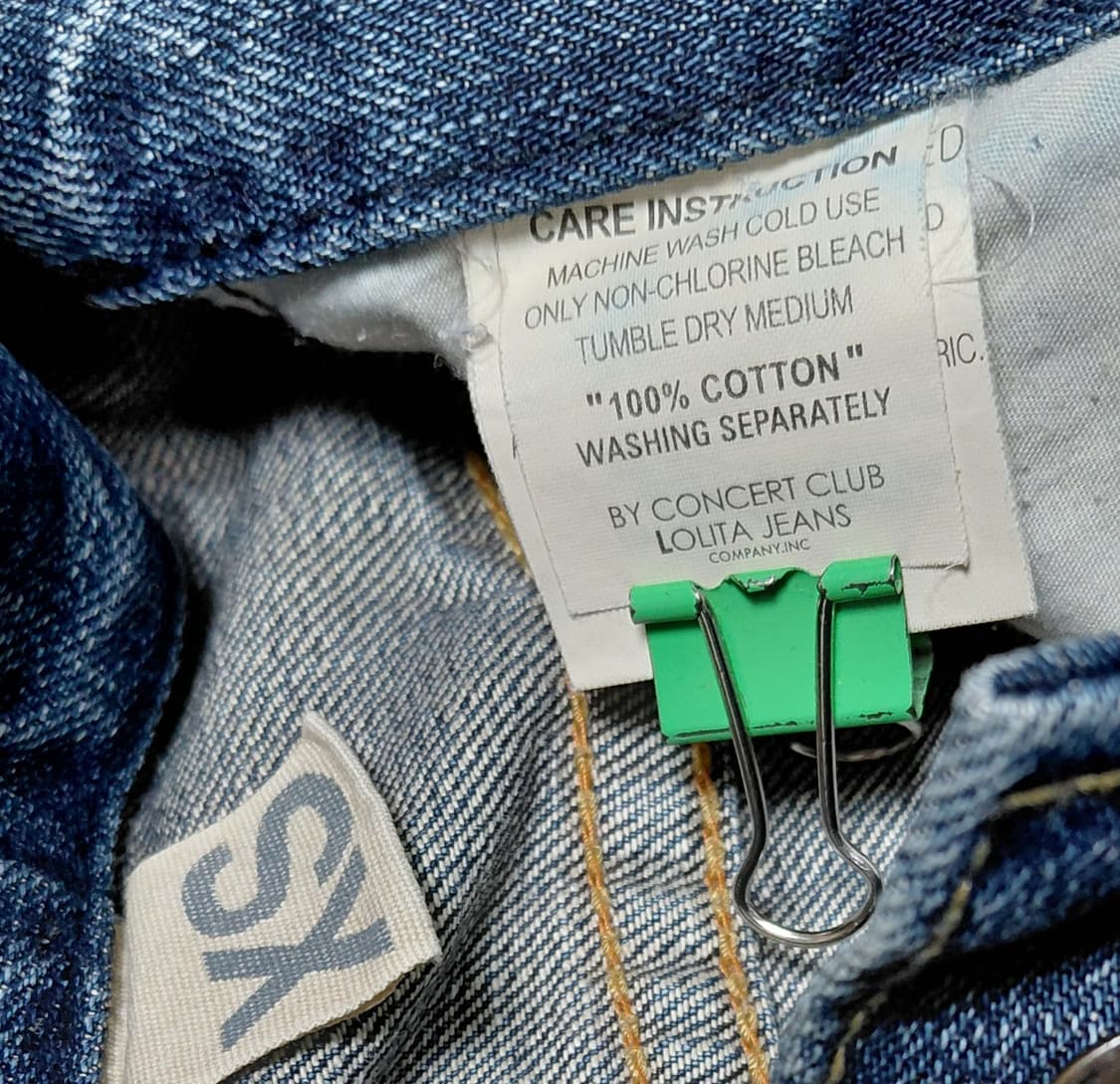 [XS] 로리타 진(Lolita Jeans) 시퀸 스타 와펜 빈티지 데님 상품이미지6