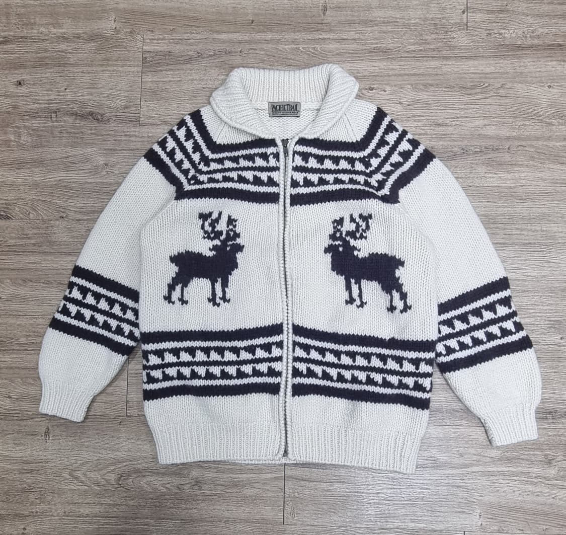 PACIFIC TRAIL 코위찬 울 니트 집업 Free _ 공용,여성추천 상품이미지1