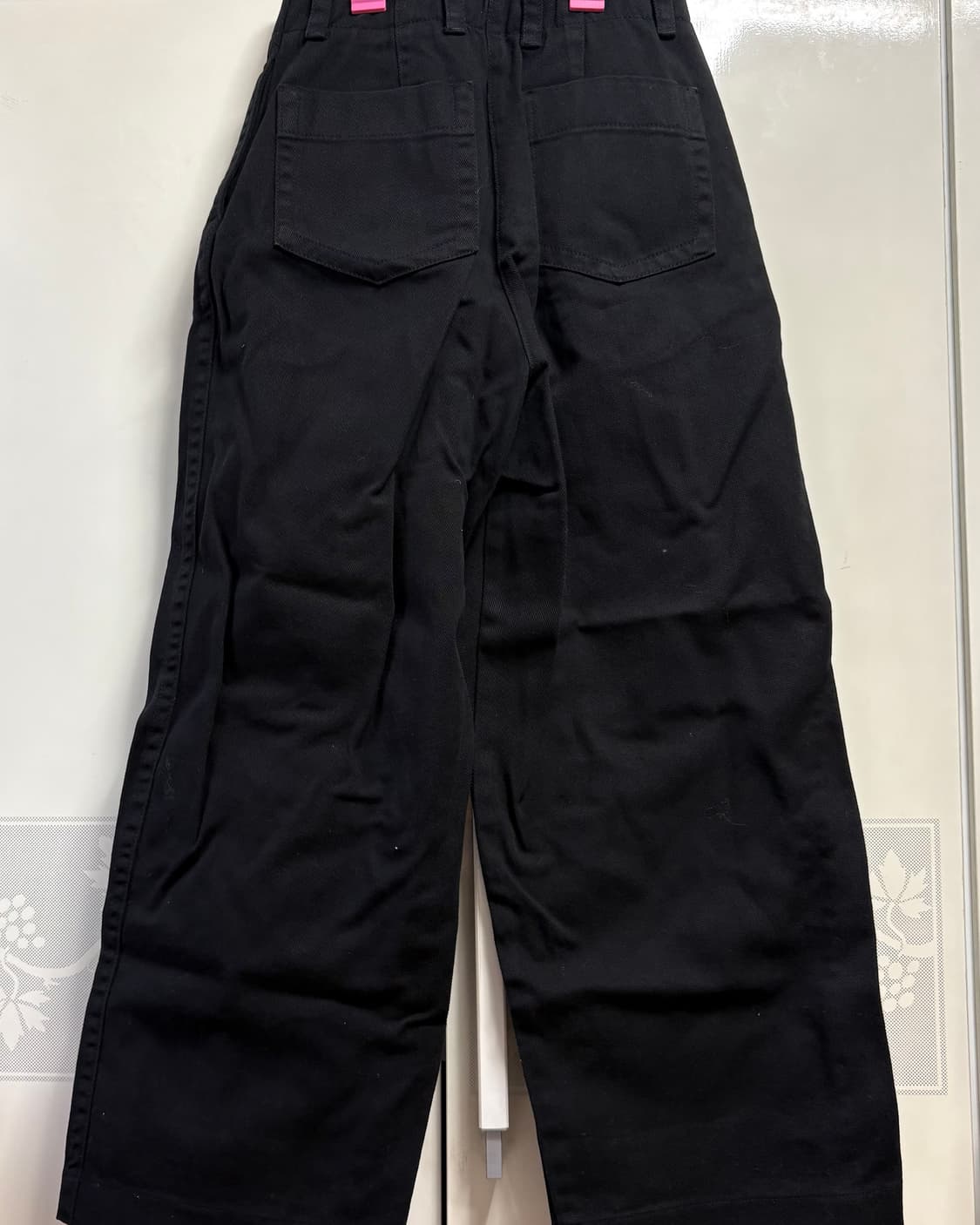 Le17septembre 르17셉템버 르셉템버 턱데님 팬츠 블랙 36 상품이미지3