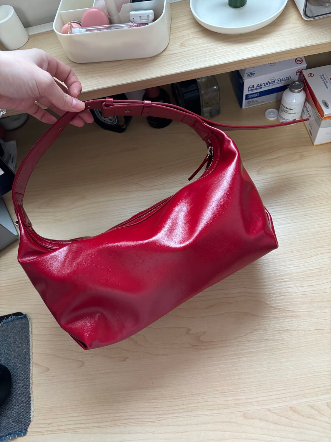 언타이디 비건 레더 백(새상품) 상품이미지3