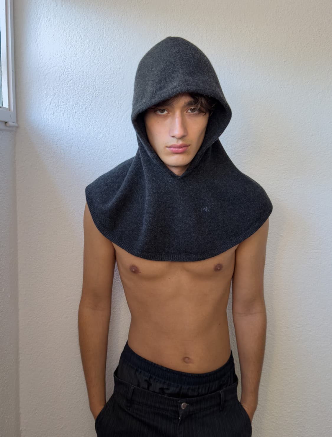 팔로마울 Lucia 후드 케이프/다크 그레이 상품이미지1