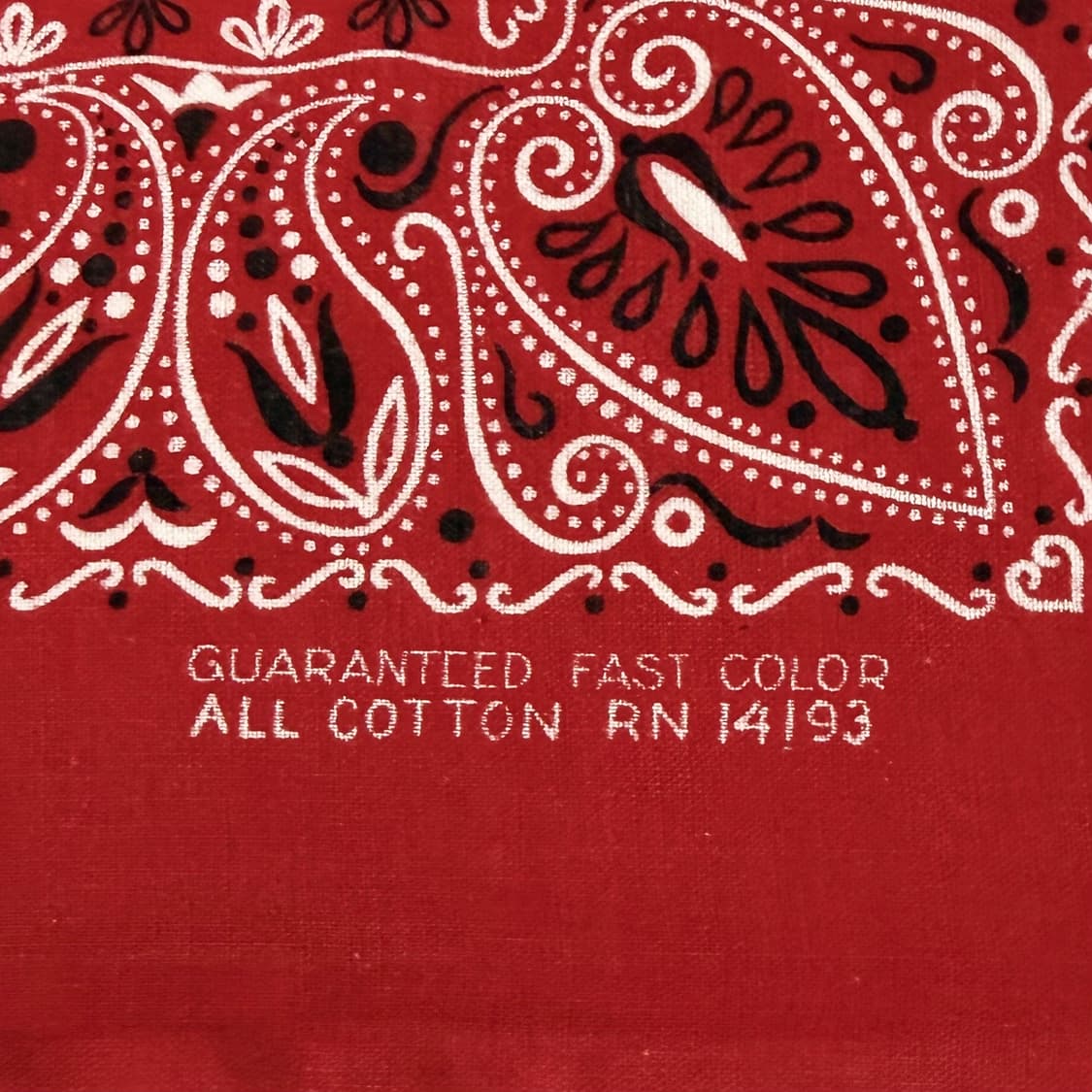 60-70s 레드 페이즐리 반다나 상품이미지2