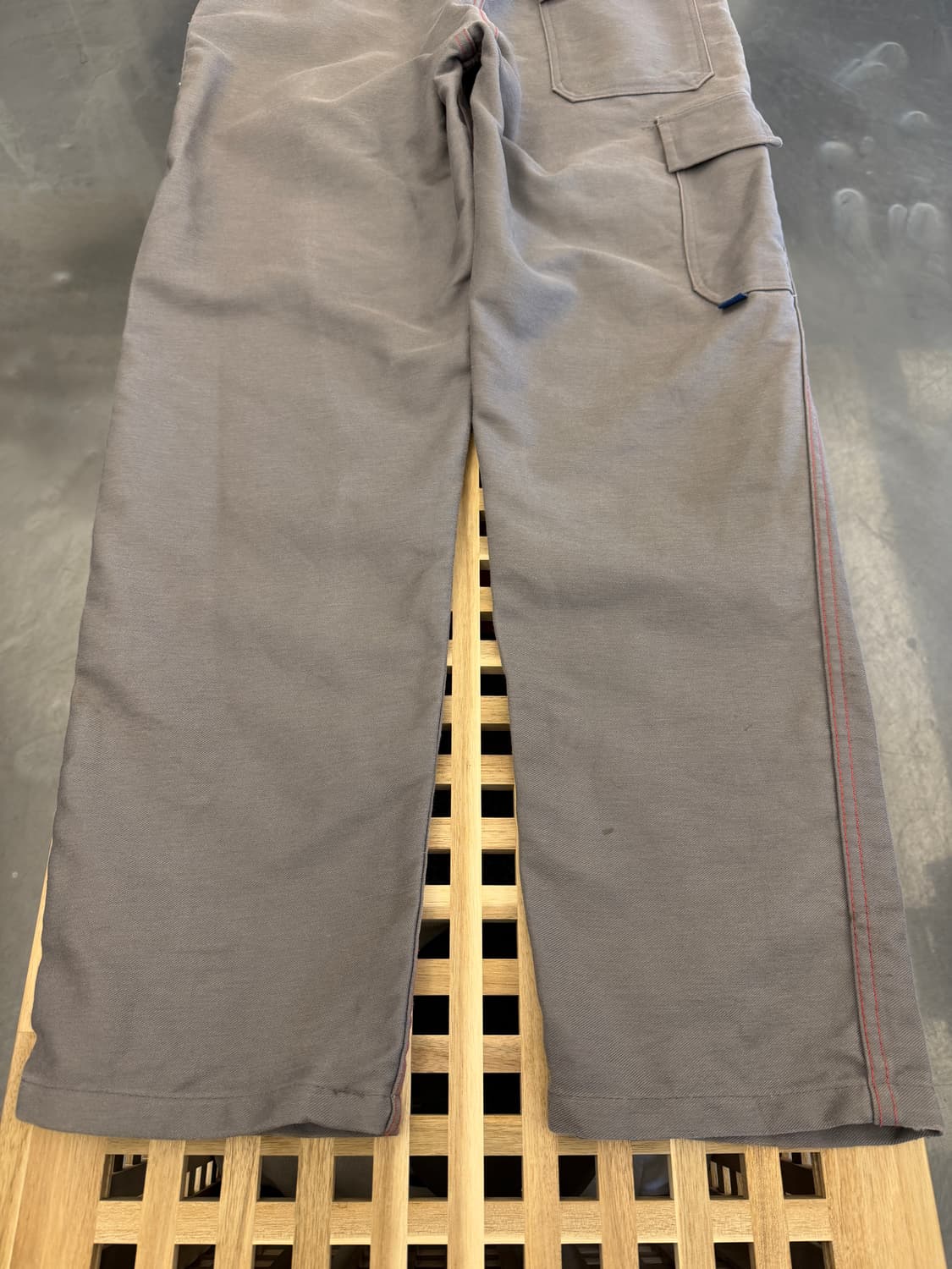 OLD EURO GREY RED STITCH 빈티지 프렌치워크팬츠 상품이미지10