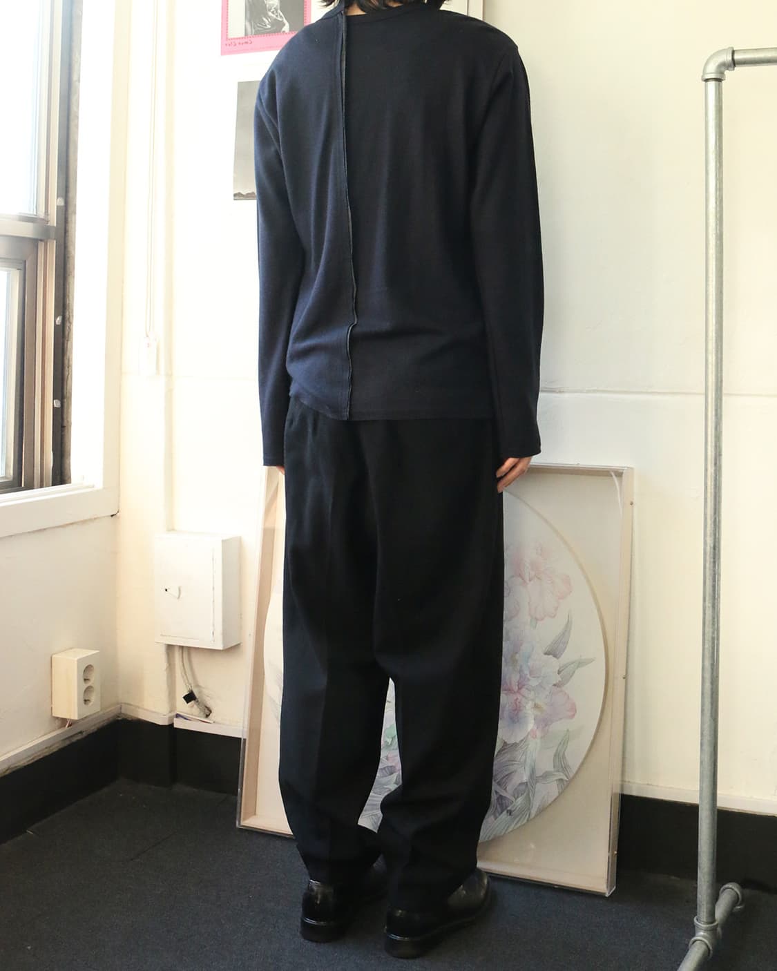 요지 야마모토 뿌르 옴므 와이드 울 트라우저 상품이미지3