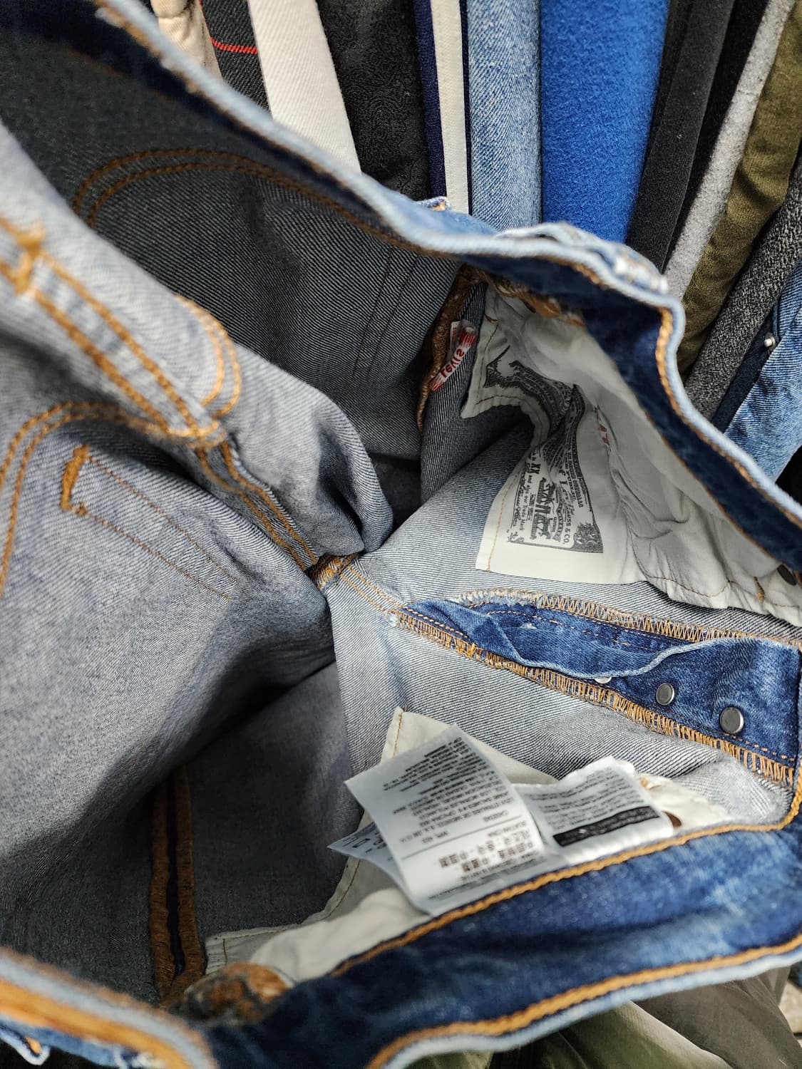 리바이스 501s 데님 청바지  상품이미지7