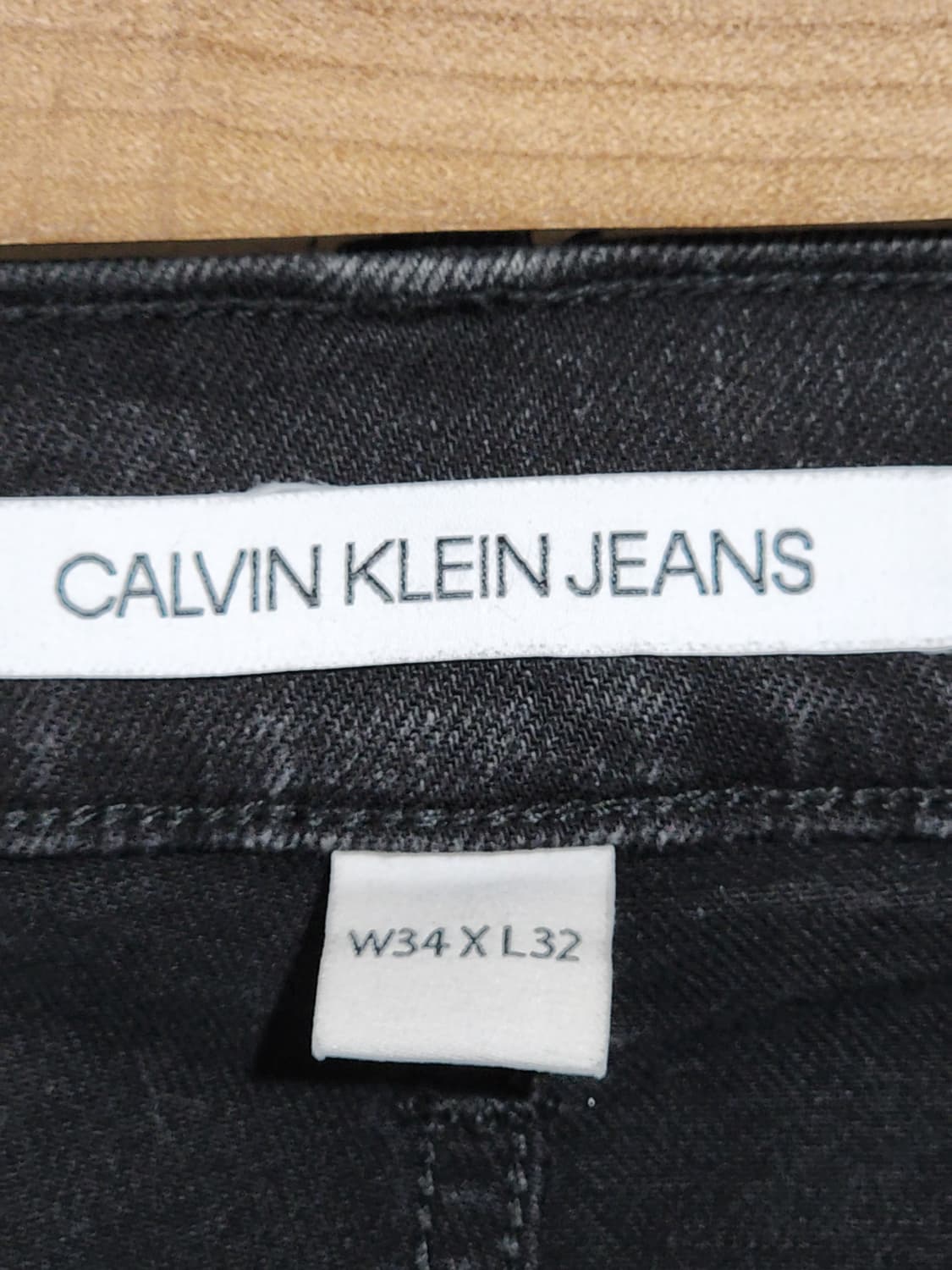 (34) 캘빈클라인 청바지 블랙진 스판 CK 데님팬츠  상품이미지3