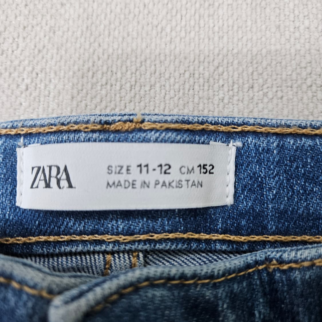 11-12 새상품 자라 슬림핏 데님팬츠 0327Y 상품이미지3