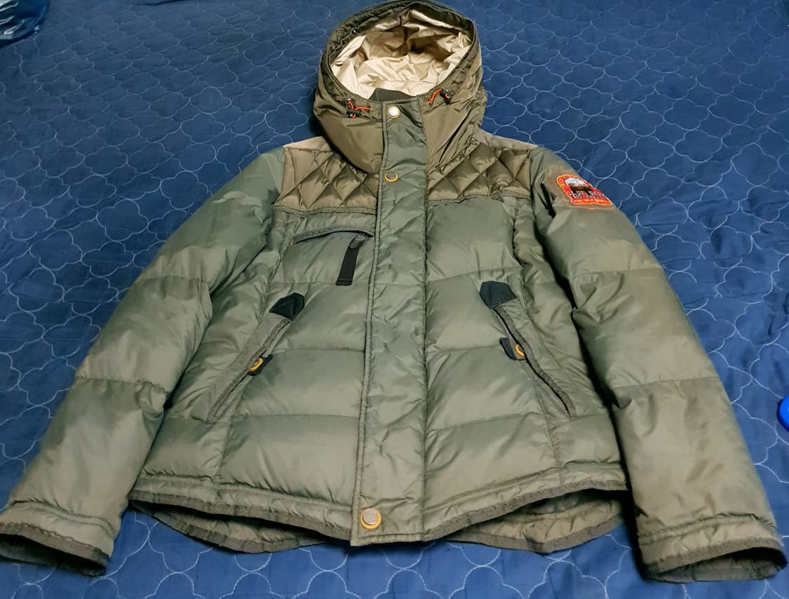 (희귀매물) 써스데이아일랜드 오리털 밀리터리 유틸 다운 파카 카키(XL) 상품이미지1