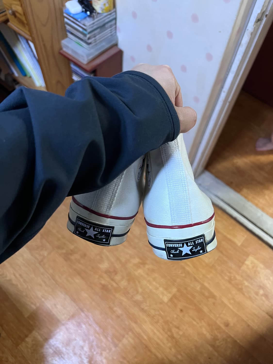 컨버스 척테일러 70하이 화이트 270 판매 상품이미지3