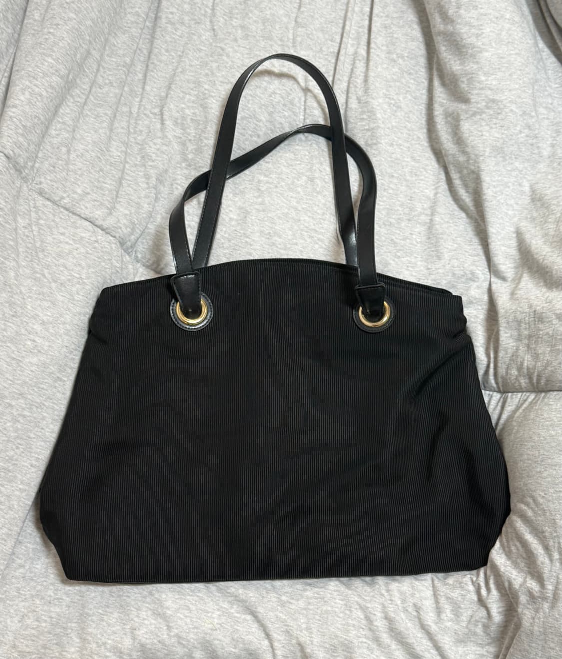 꾸레쥬 코듀로이 빈티지 토트백 블랙 상품이미지2