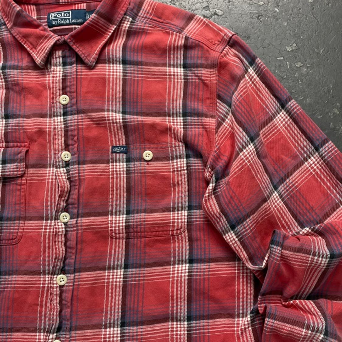 105 폴로 타탄체크 워크셔츠 상품이미지2