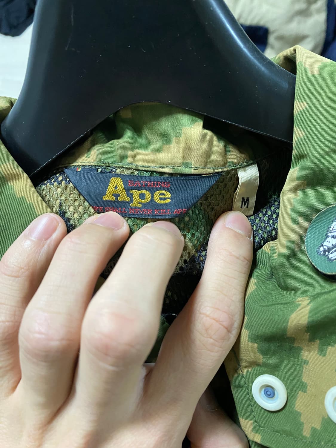 니고 베이프 카모 컨버터블 자켓 상품이미지3