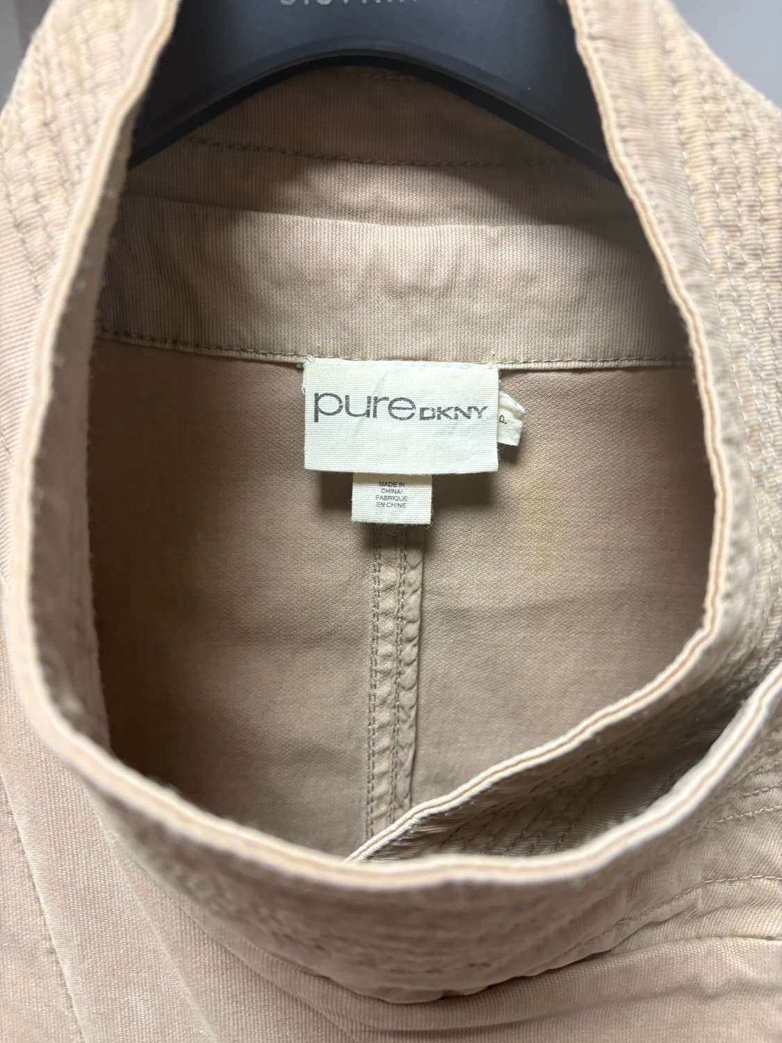 Pure DKNY 사선 하이넥 자켓 상품이미지5