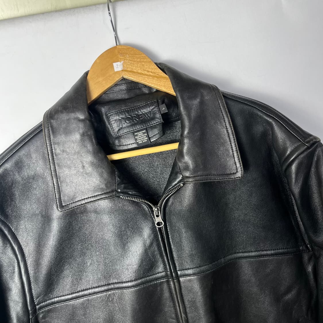 [J.Crew] 제이크루 램스킨 집업 레더자켓 상품이미지2