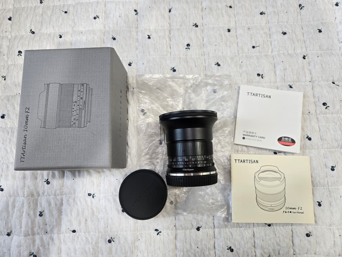 티티아티산 mf 10mm f2 니콘z마운트 APS-C (미사용.새상품) 상품이미지1