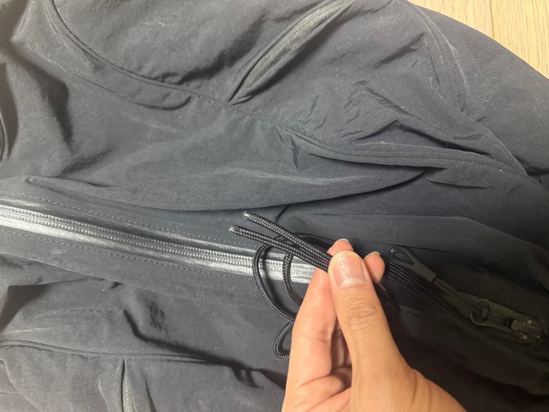 해칭룸 스트링백팩 블랙 상품이미지2