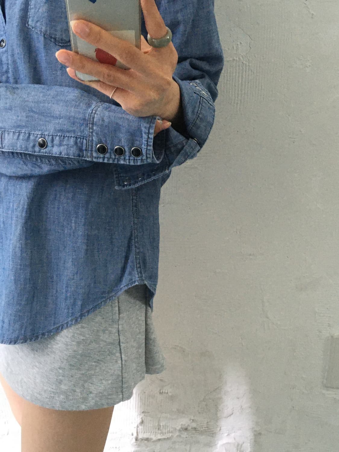Saint Laurent 생로랑 데님 웨스턴 셔츠 상품이미지3