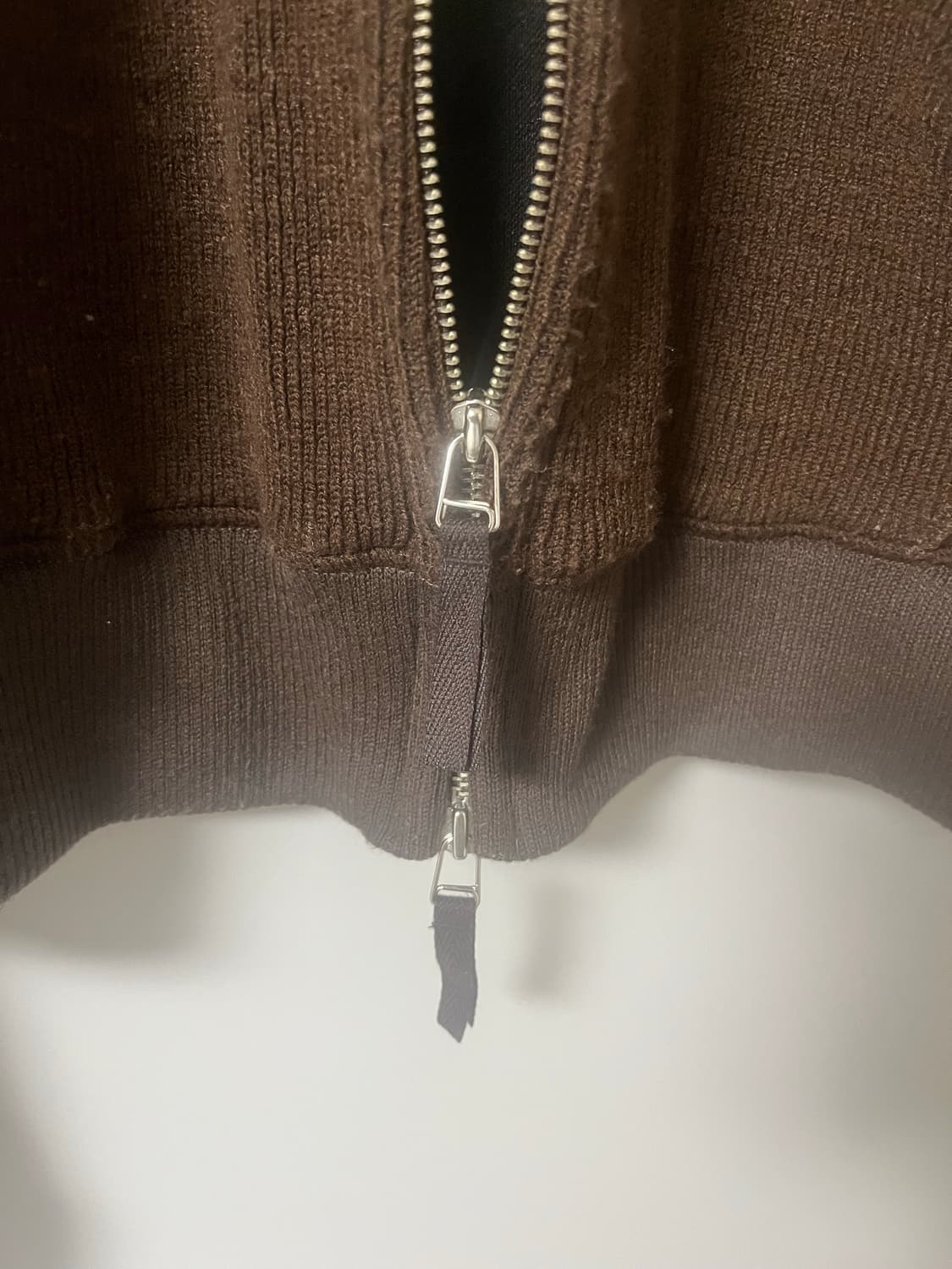 파르티멘토우먼 투웨이 스트라이프 니트 집업 상품이미지3