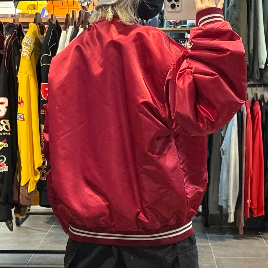 [NO.9]Starter 새틴 바시티 자켓 상품이미지5